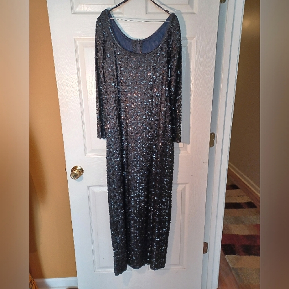 Vintage Lee Jordan sequin dress